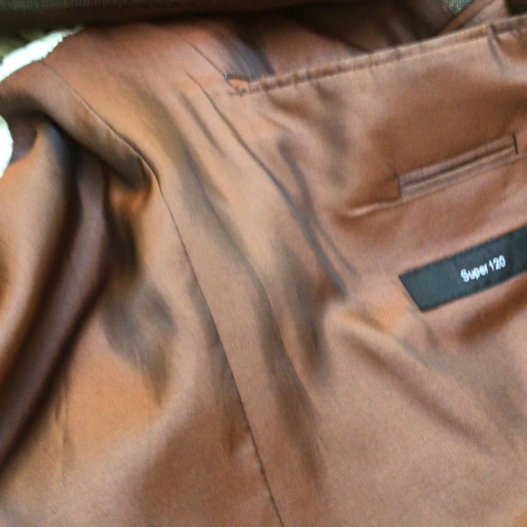 HUGO BOSS PLAID SPORT JACKET Super 120 wool 40R very good condition - Picture 9 of 9